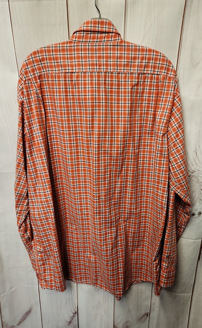 LL Bean Men's Size XL Orange Shirt