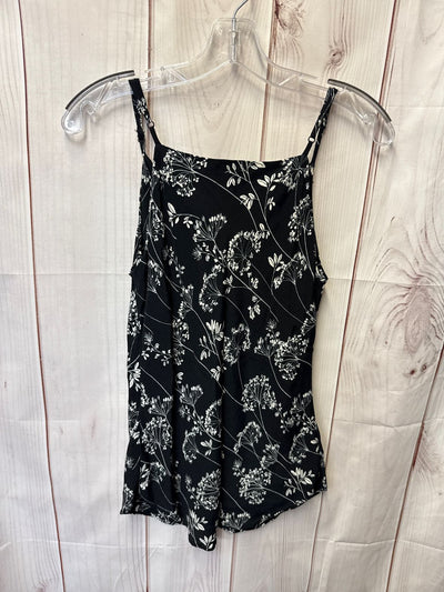 Karen Kane Women's Size S Black Floral Sleeveless Top