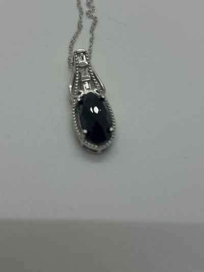 Sterling Black .925 Sterling Silver Necklace