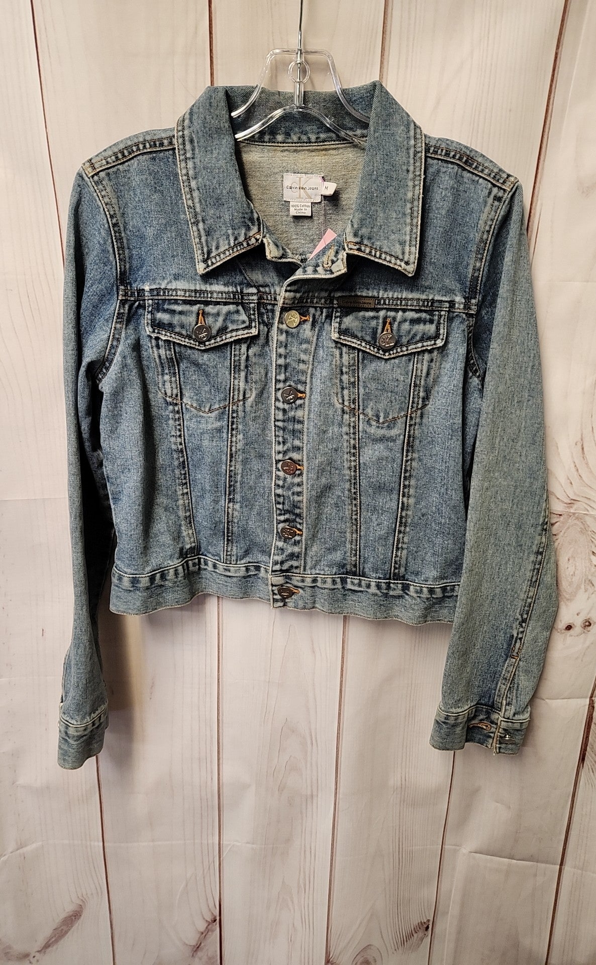 Calvin Klein Women's Size M Blue Jacket