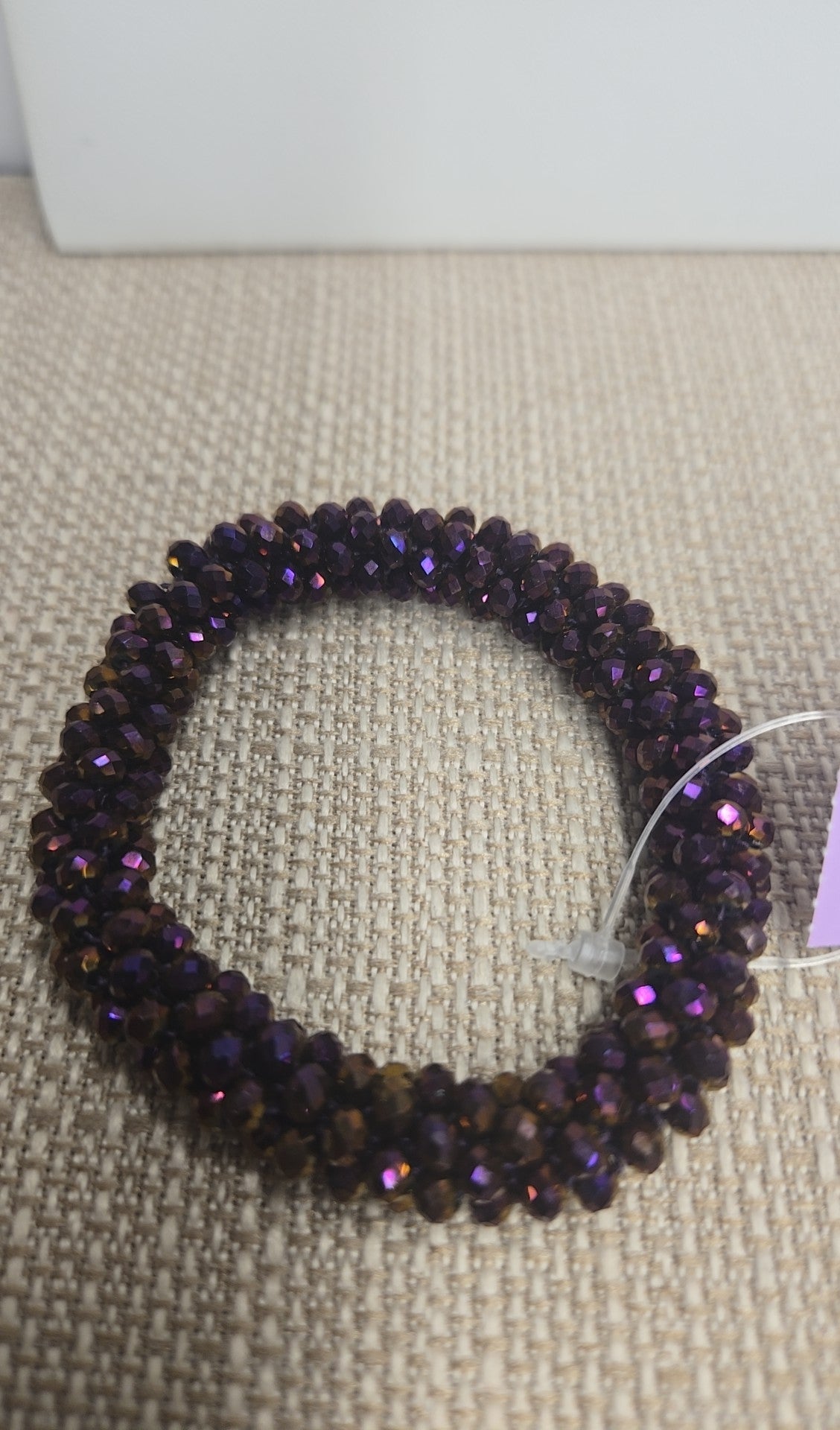 Purple Beaded Bracelet