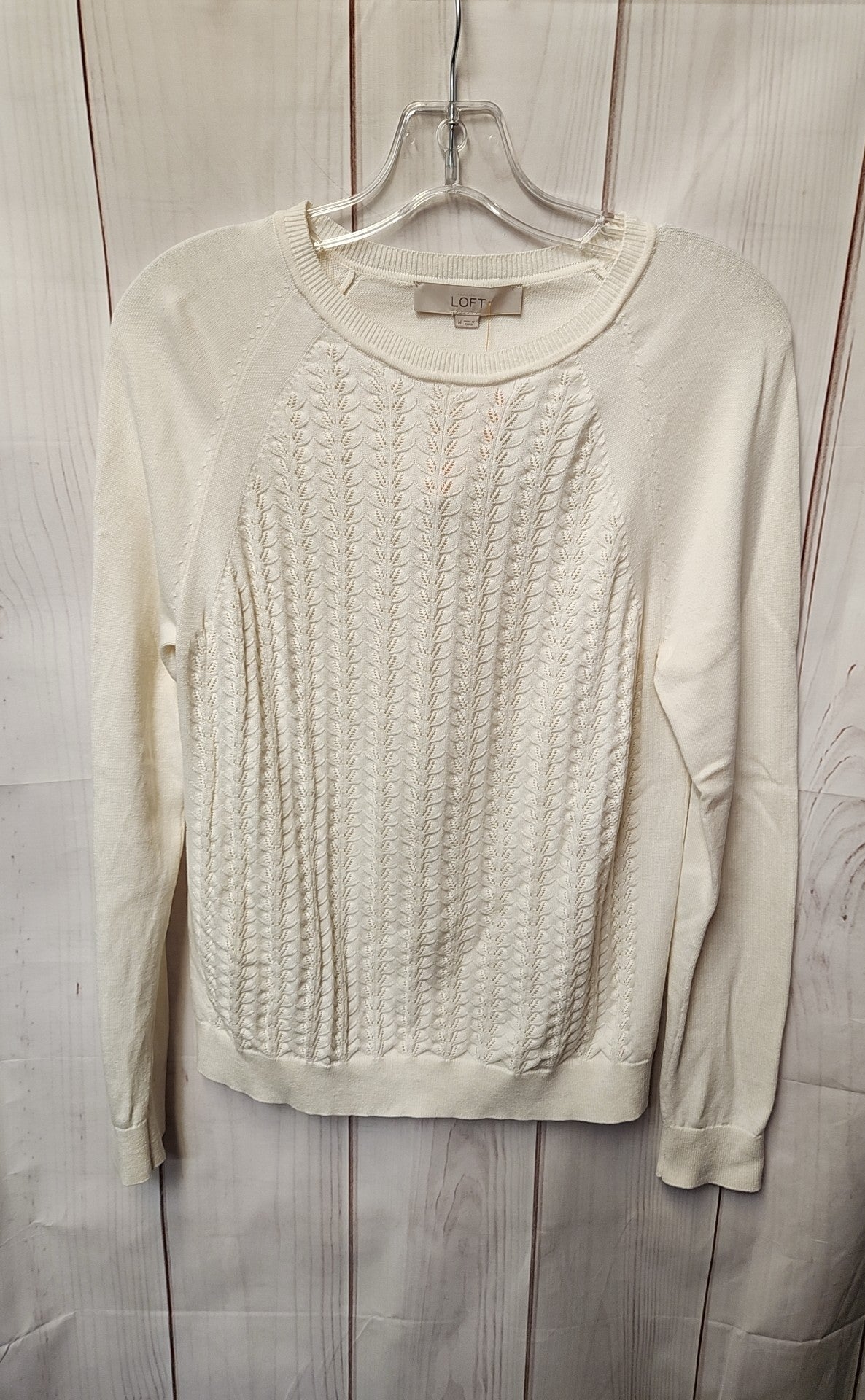 Loft Women's Size M White Sweater