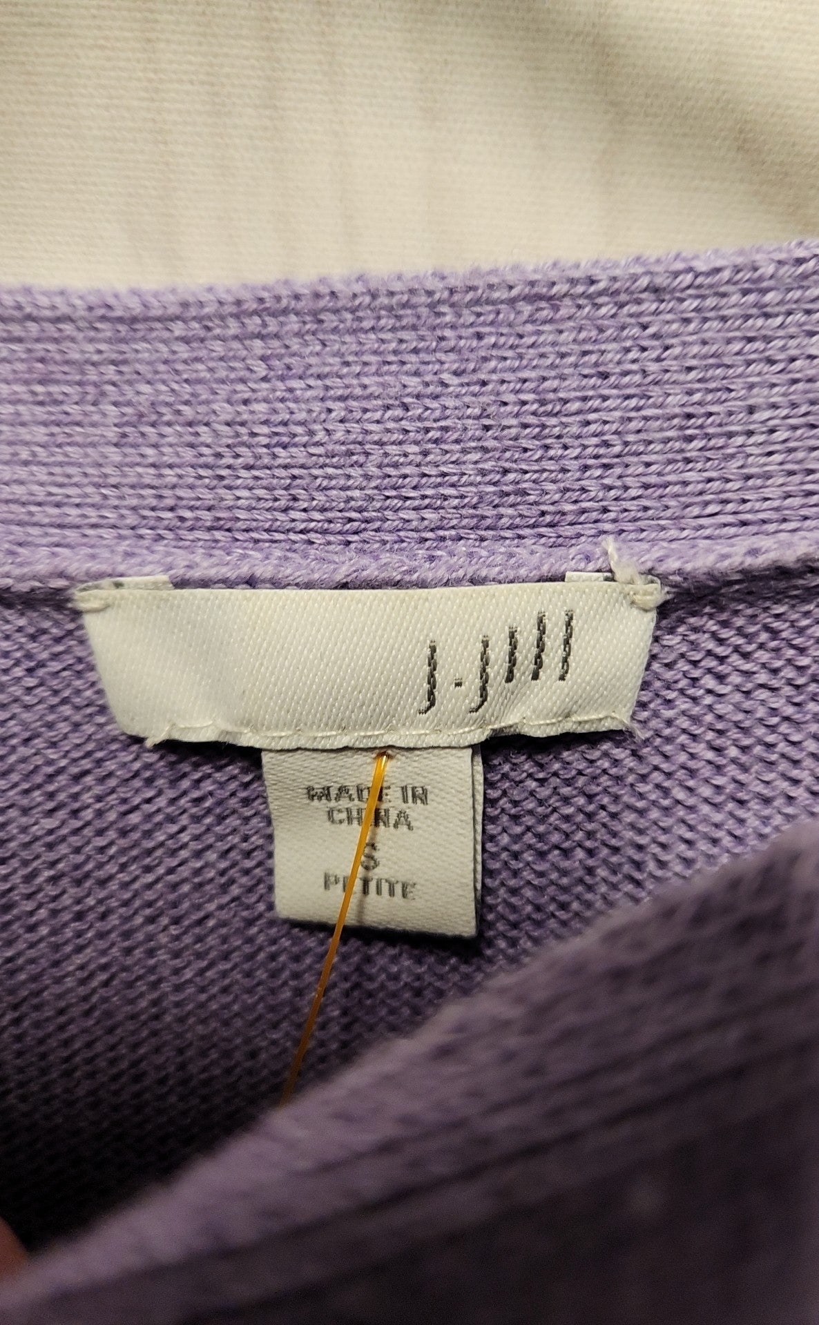 J Jill Women's Size S Petite Purple Sweater