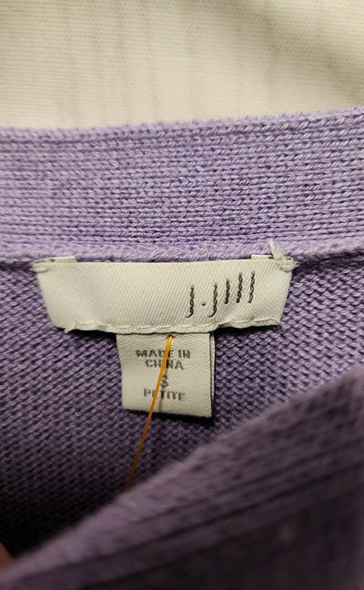 J Jill Women's Size S Petite Purple Sweater