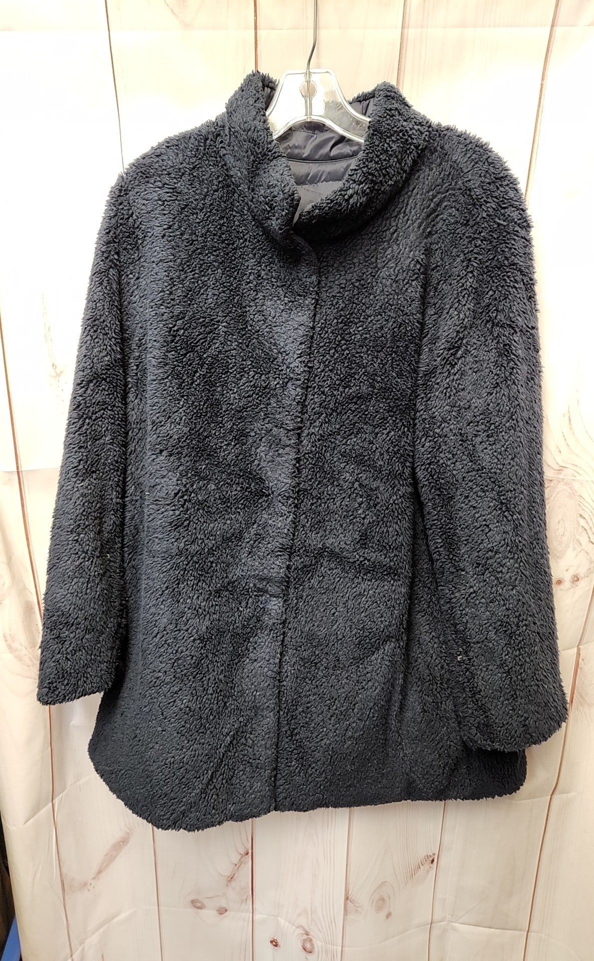 J Jill Women's Size M Navy Reversible Down Jacket