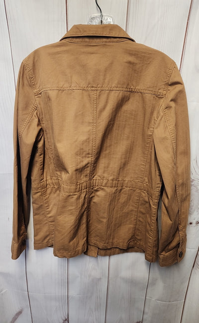 Talbots Women's Size M Petite Tan Long Sleeve Top