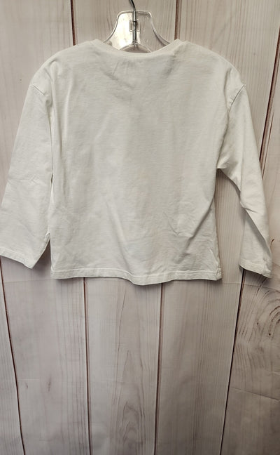 Zara Girl's Size 3/4 White Shirt