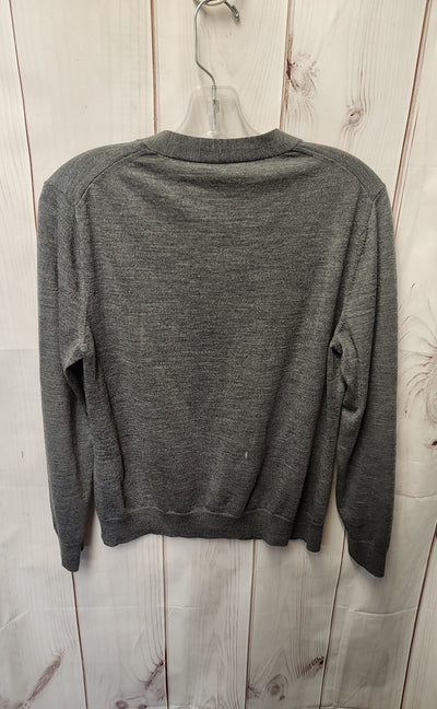 Lafayette 148 Women's Size XL Gray Long Sleeve Top