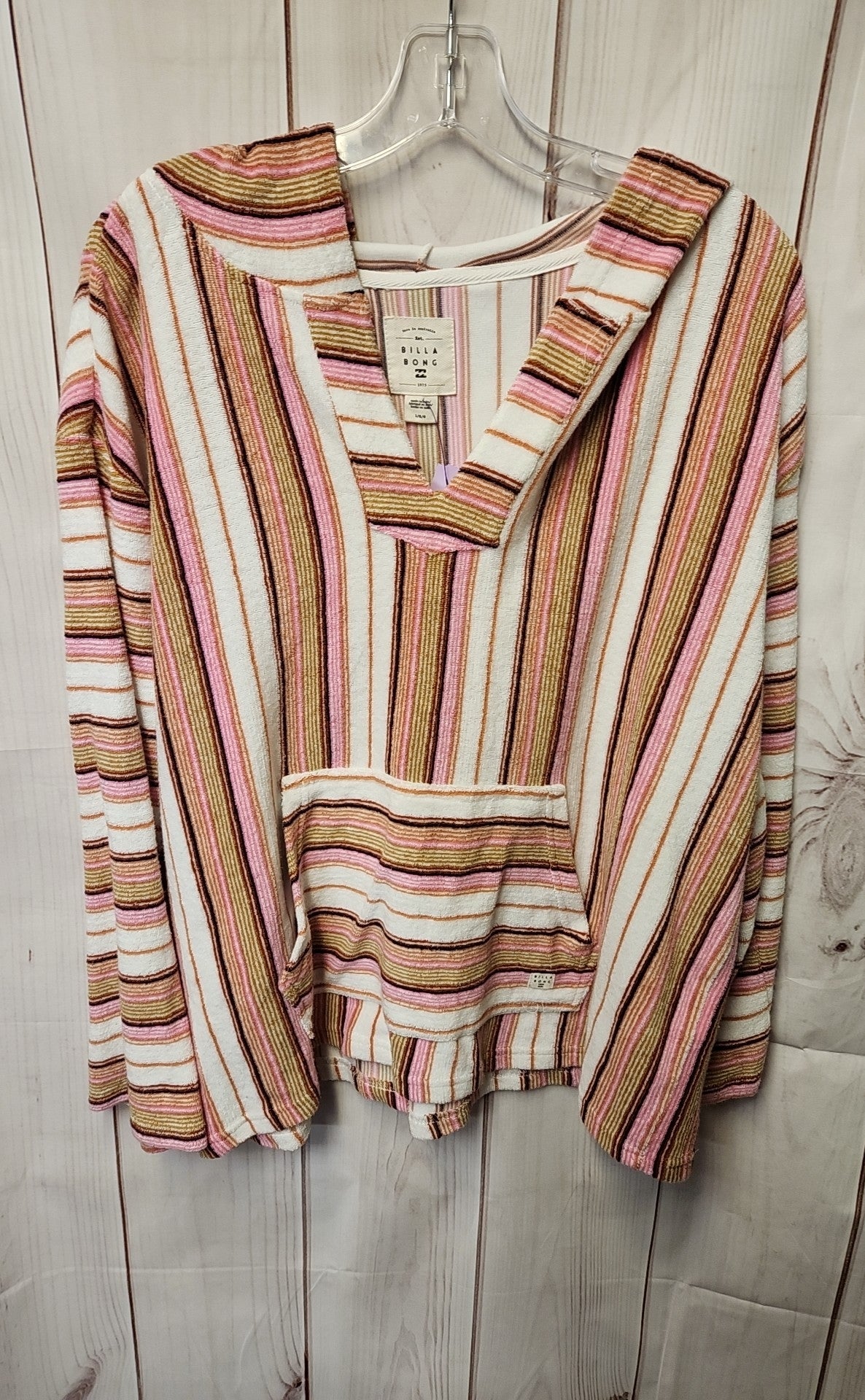Billabong Women's Size L Pink Hoodie