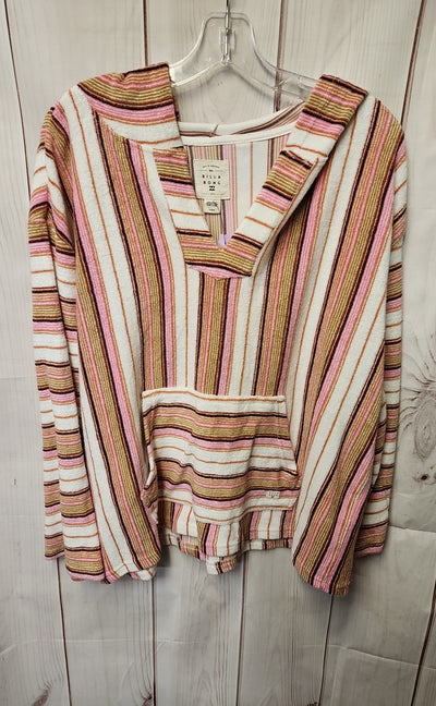 Billabong Women's Size L Pink Hoodie