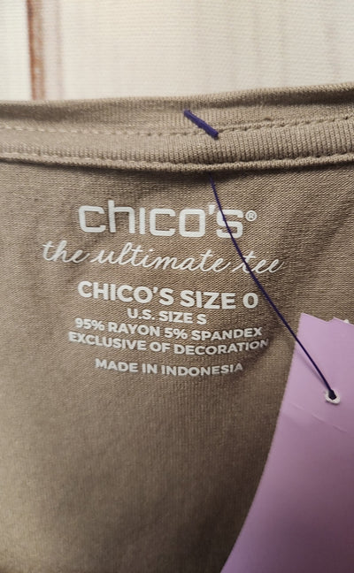 Chico's Women's Size 0 = US S Brown Sleeveless Top