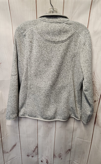 LL Bean Women's Size L Petite Gray Jacket