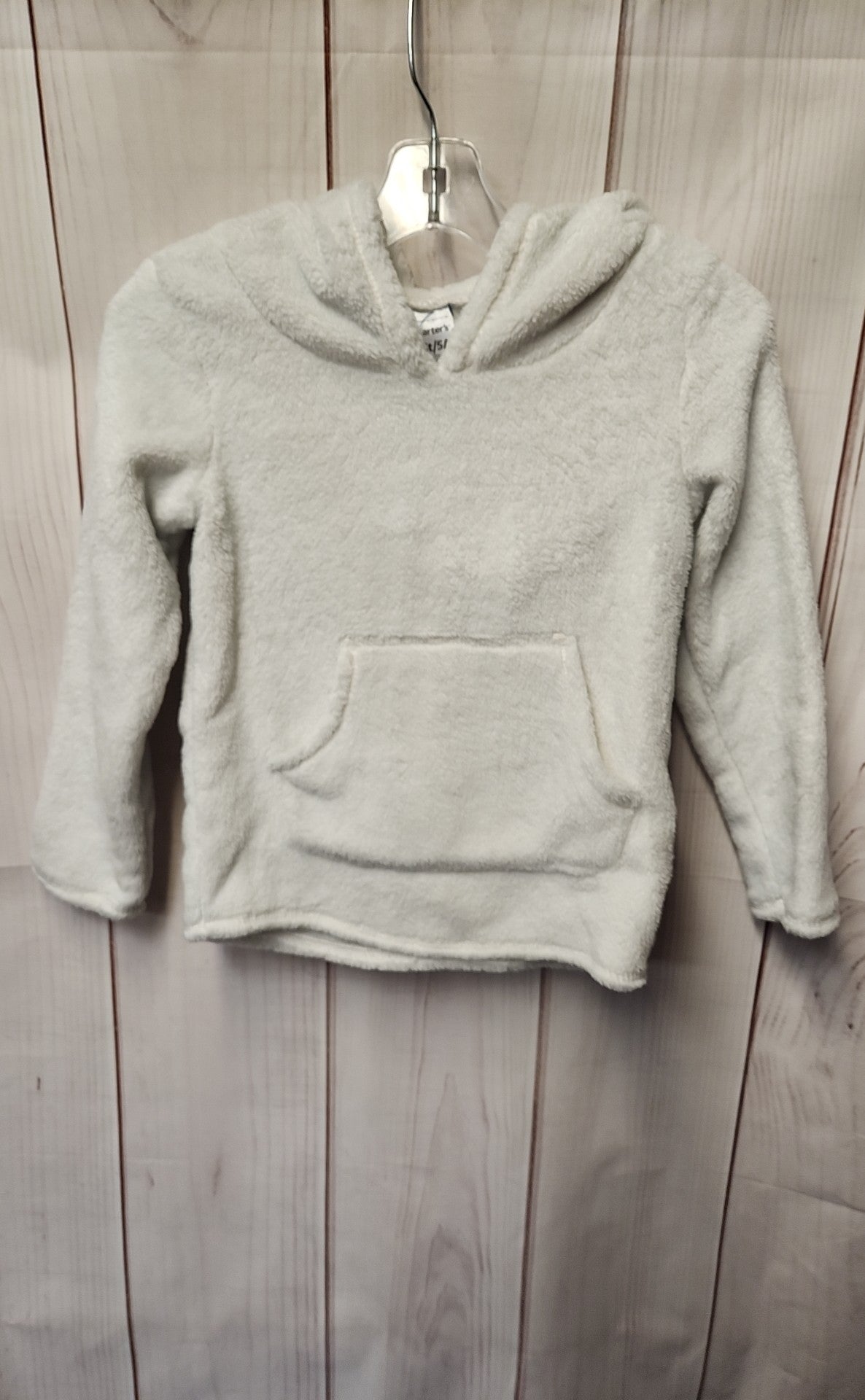 Carters Girl's Size 5 White Sweatshirt