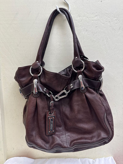 B Makowsky Brown Leather Purse Bag