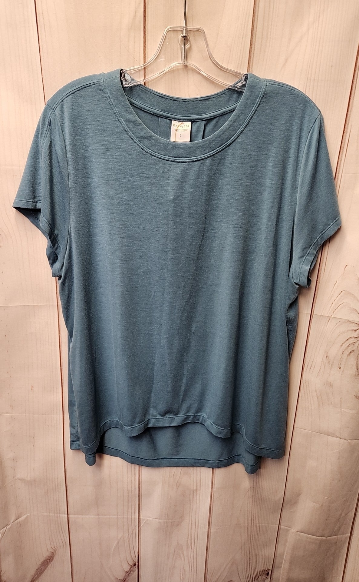 Athleta Women's Size S Teal Short Sleeve Top