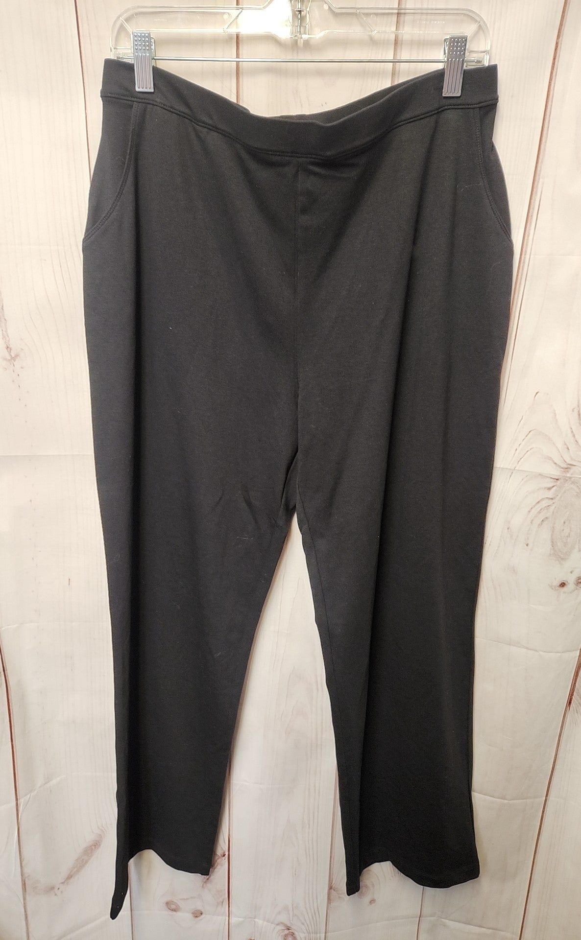 LL Bean Women's Size L Petite Black Leggings