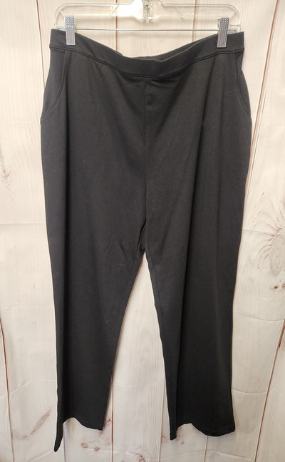 LL Bean Women's Size L Petite Black Leggings