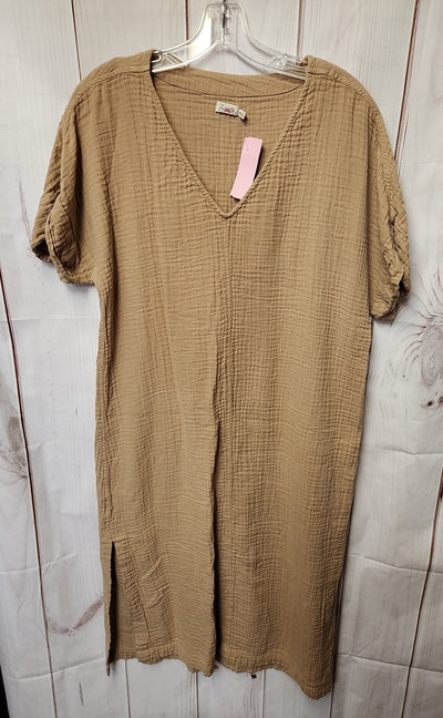 Faherty Women's Size M/L Brown Dress