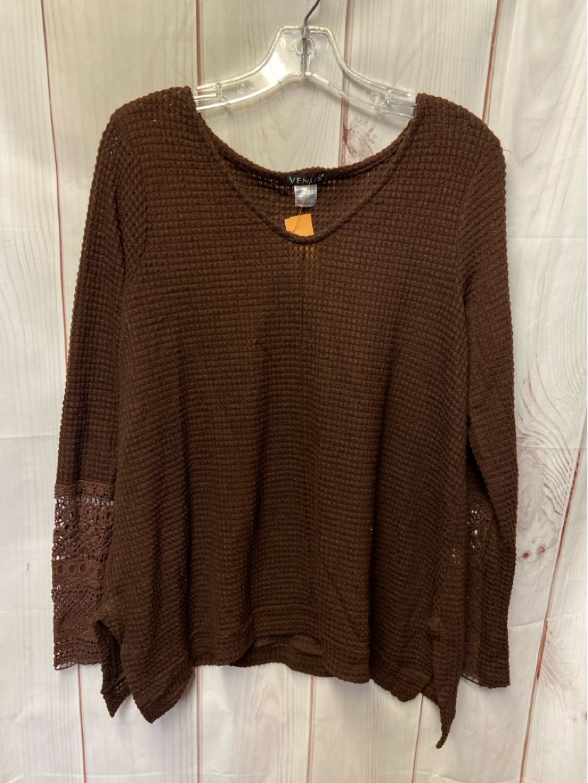 Venus Women's Size L Brown Sweater