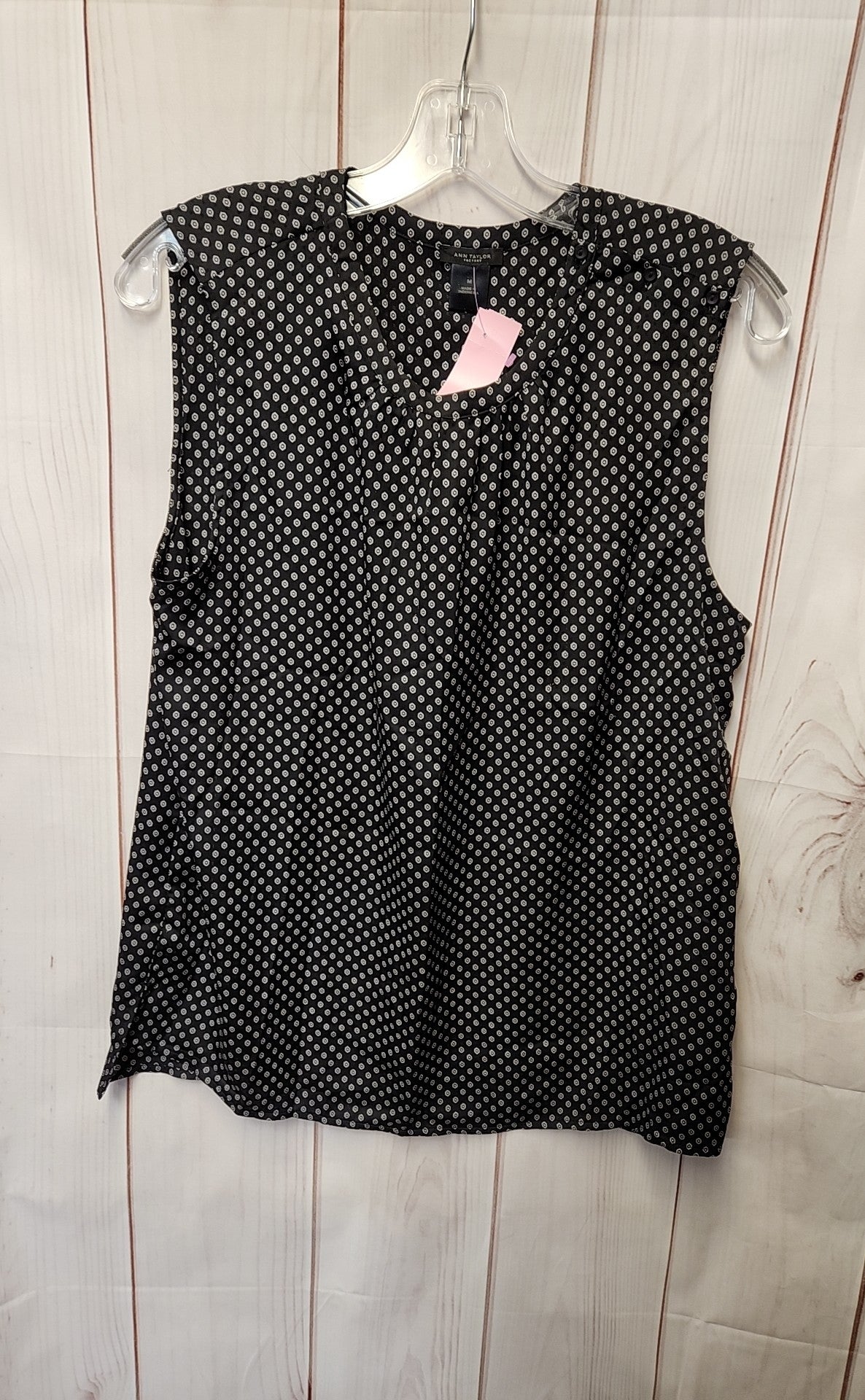 Ann Taylor Women's Size M Black Sleeveless Top