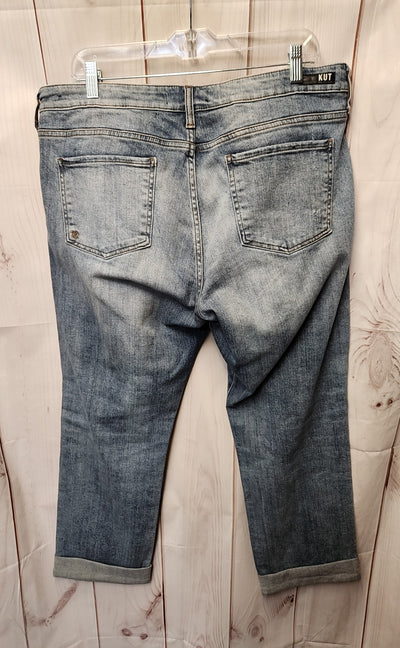 Kut from the Kloth Women's Size 33 (15-16) Blue Jeans Catherine Boyfriend