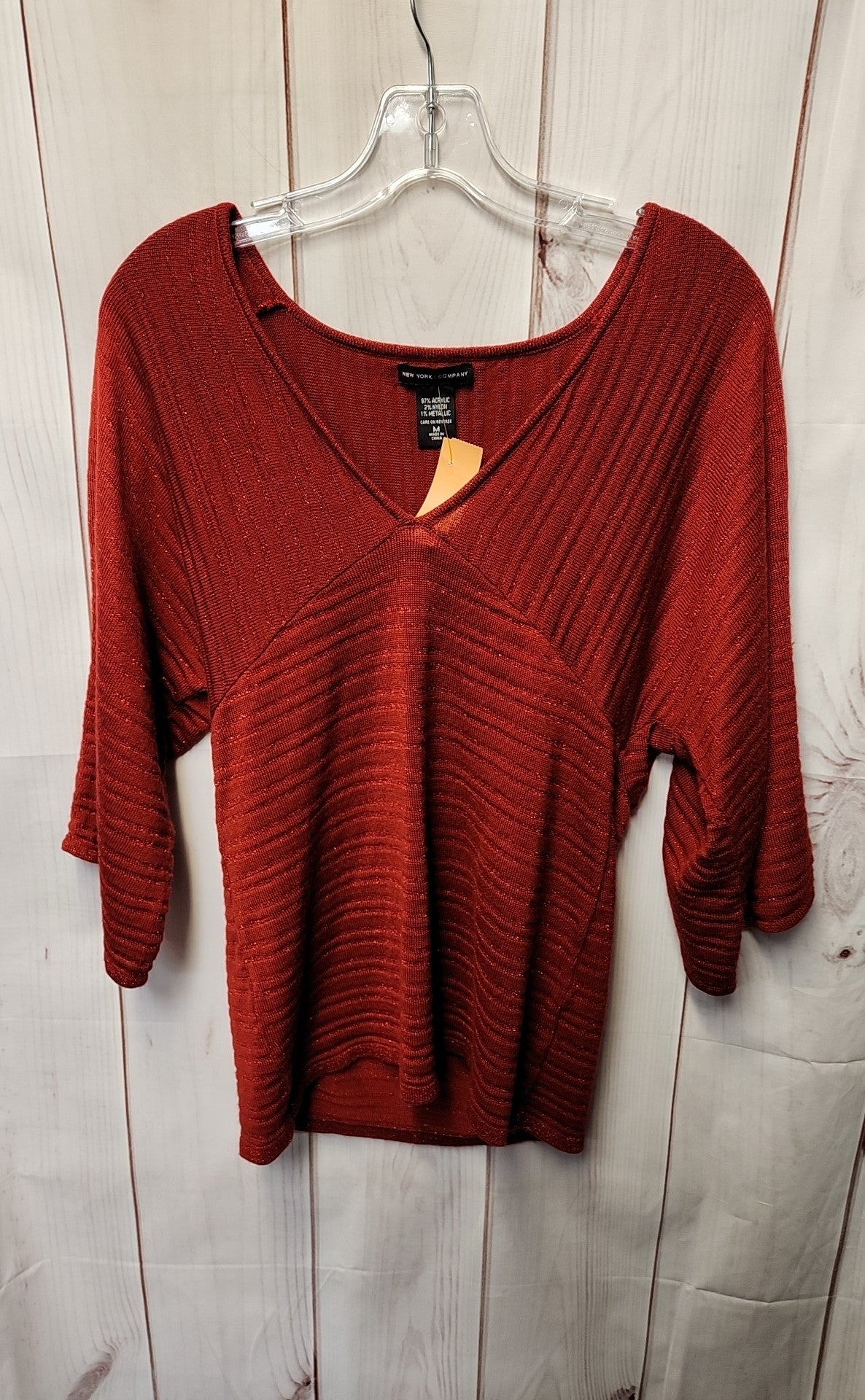 New York & Company Women's Size M Red Sweater