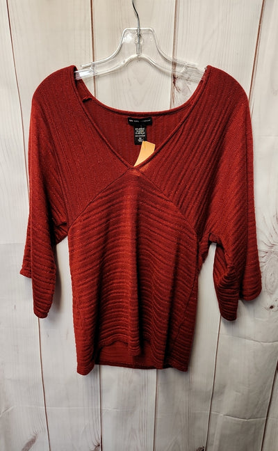 New York & Company Women's Size M Red Sweater