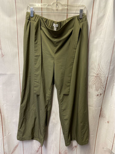 Calvin Klein Women's Size M Olive Green Pants