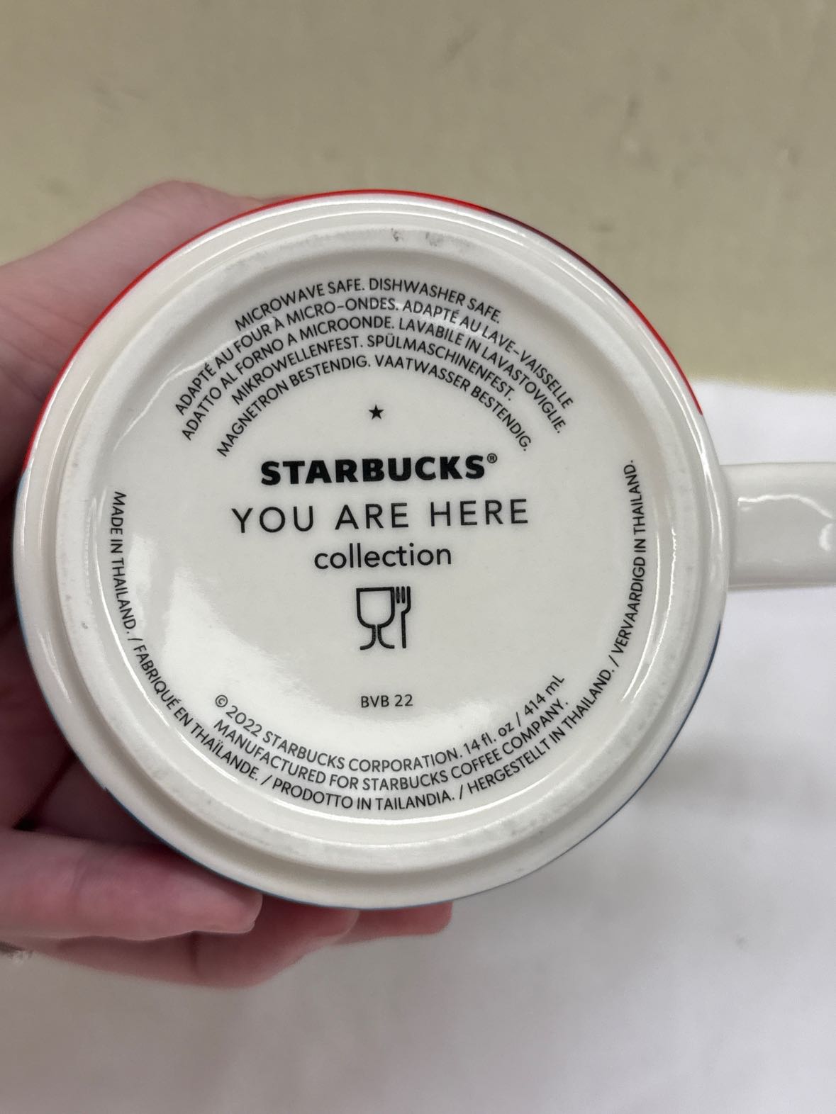 Starbucks England You Are Here Series Mug