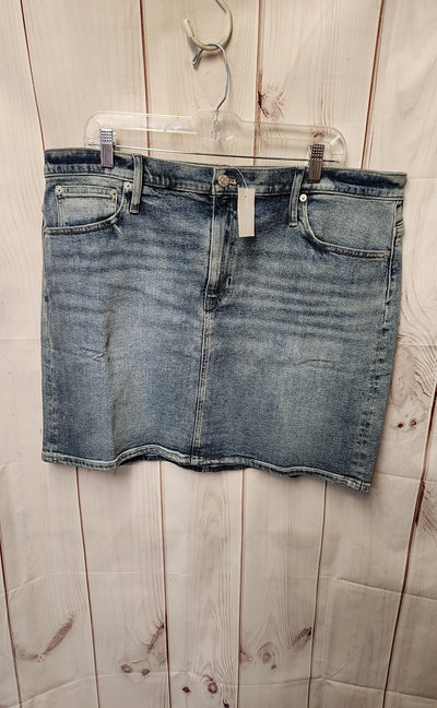 NWT J Crew Women's Size 16 Blue Skirt