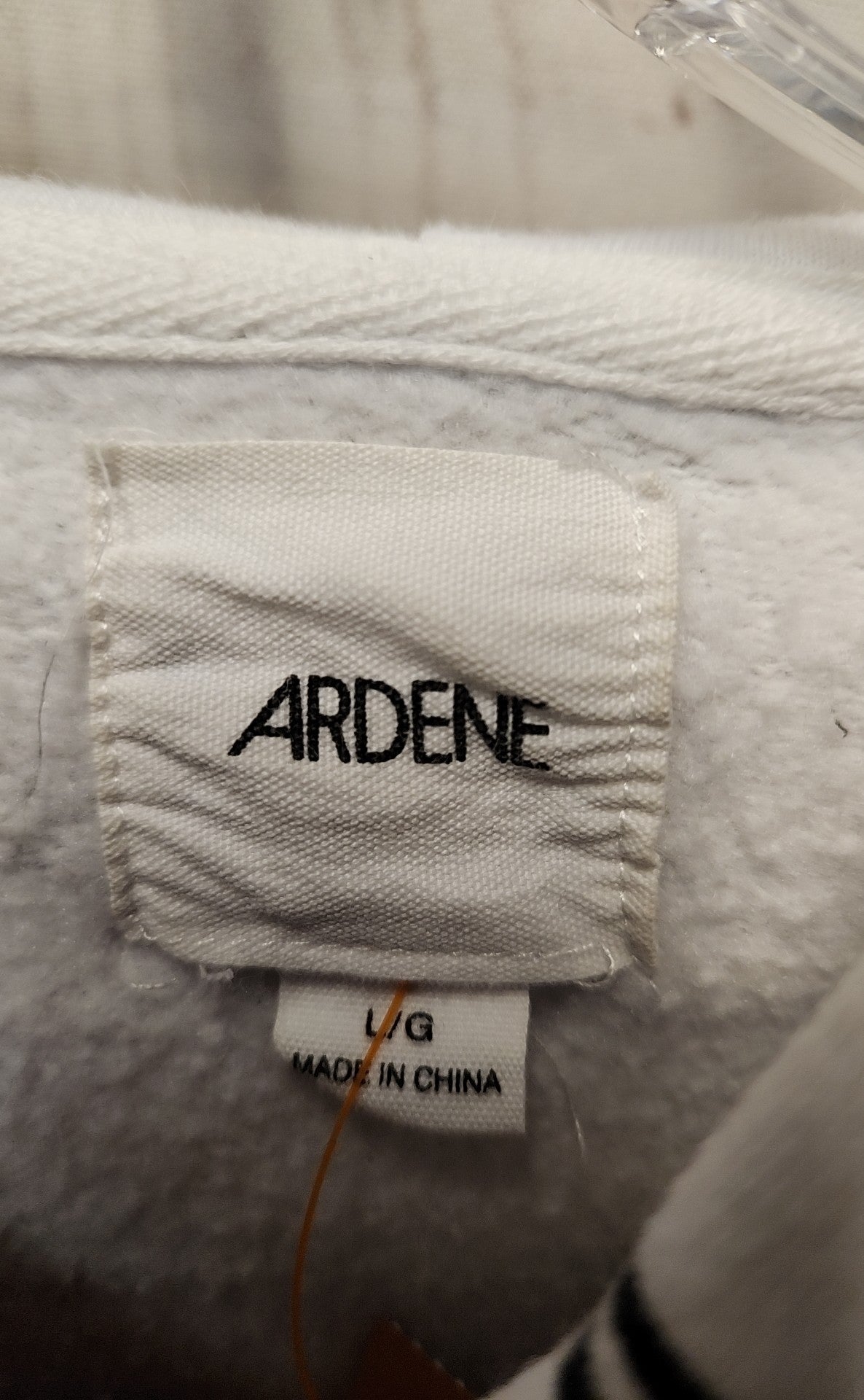 Arden B Women's Size L White Sweatshirt