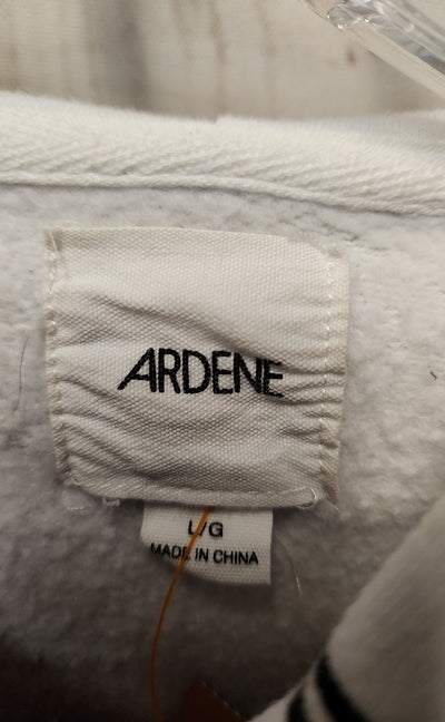 Arden B Women's Size L White Sweatshirt