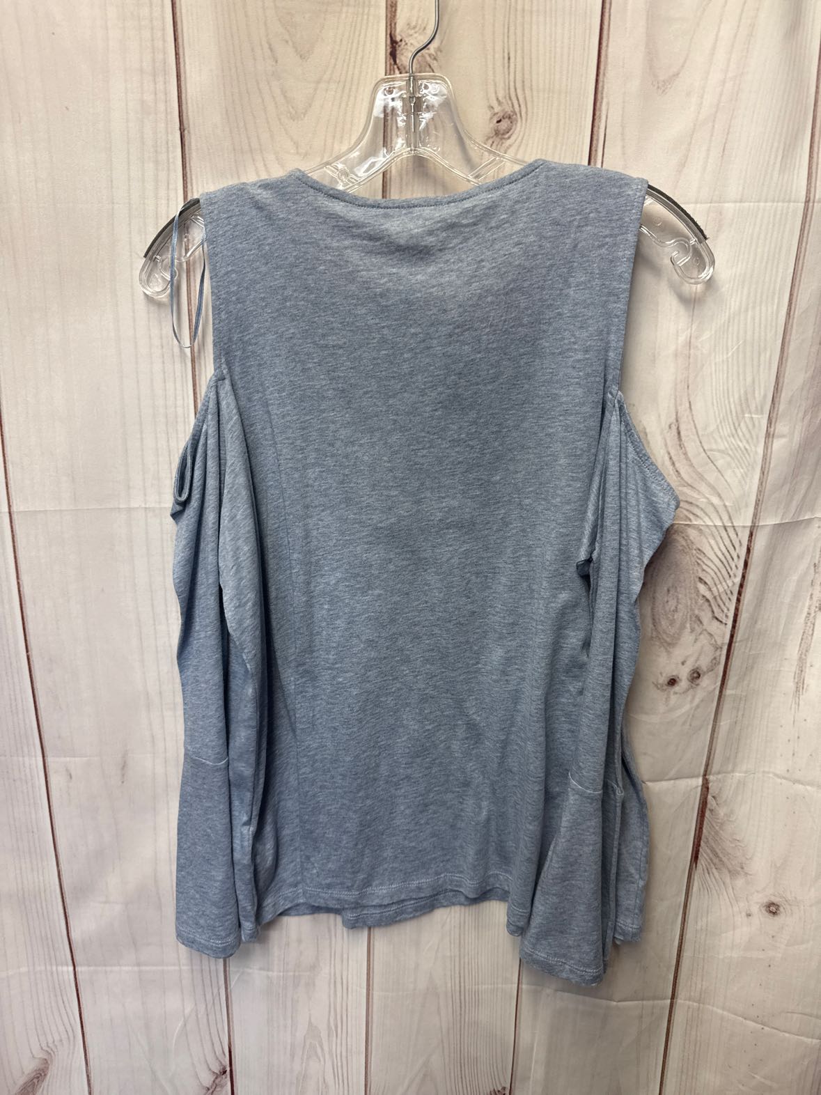 NWT Michael Kors Women's Size M Blue Cold Shoulder Top