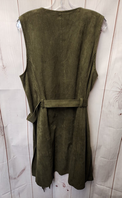 Chico's Women's Size 2 = US L Olive Green Cardigan