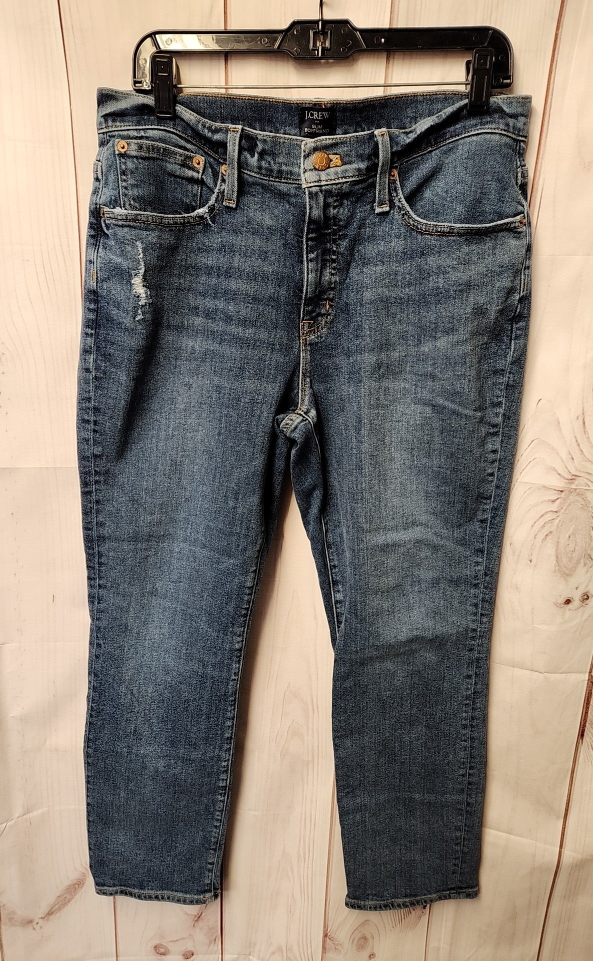 J Crew Women's Size 29 (7-8) Blue Jeans Slim Boyfriend