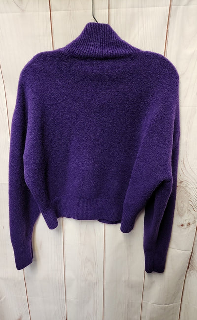 Zara Women's Size M Purple Sweater