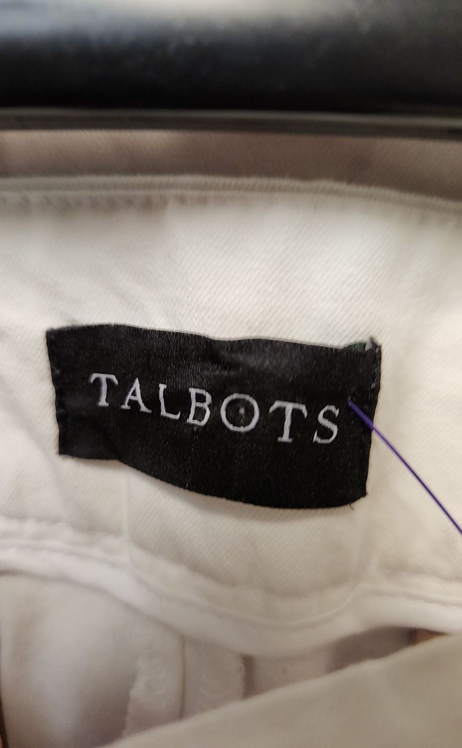 Talbots Women's Size 10 White Pants Chatham Ankle Pant