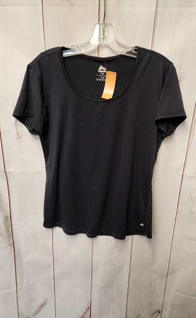 Rbx Women's Size M Black Short Sleeve Top