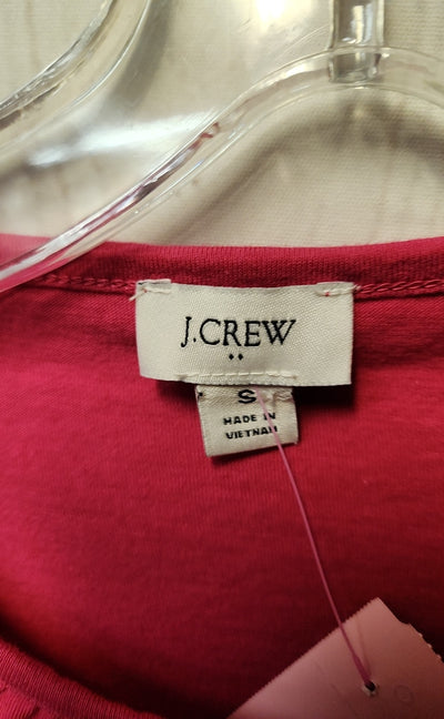 J Crew Women's Size S Pink Short Sleeve Top