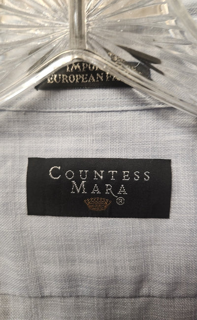 Countess Mara Men's Size XL Light Blue Shirt