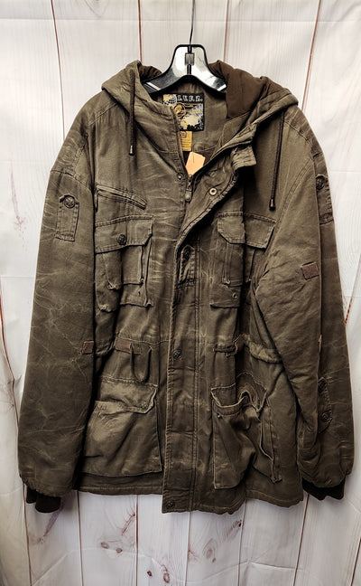 I.V.F.Z. Men's Size 2X Brown Jacket
