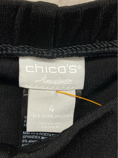 Chico's Women's Size 4 = US 20/22 Black Pants