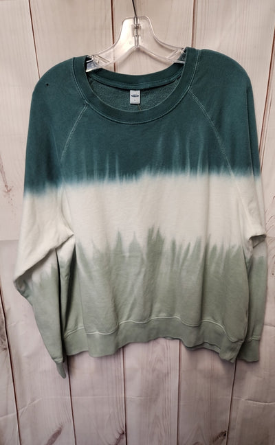 Old Navy Women's Size XL Teal Sweatshirt