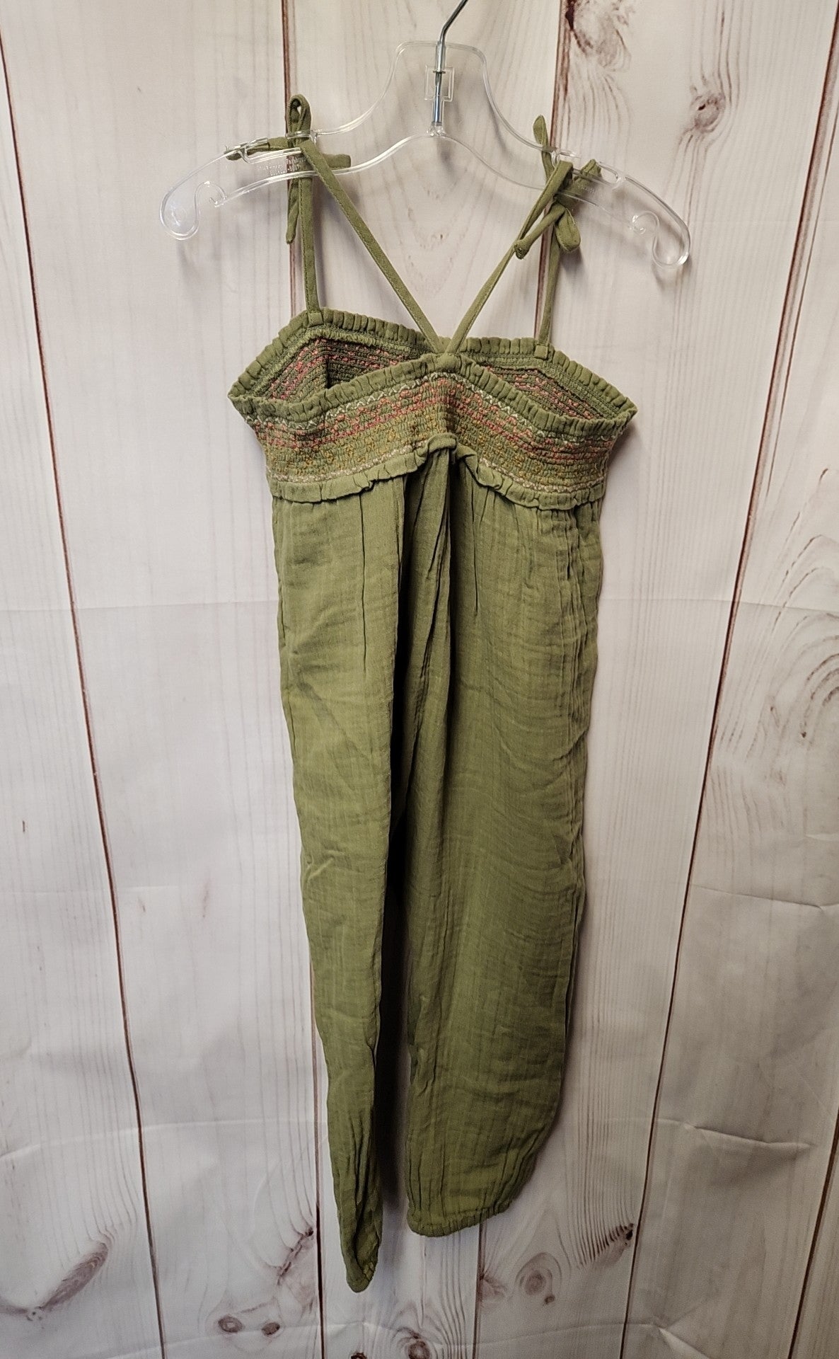 Old Navy Girl's Size 4 Olive Green Jumpsuit