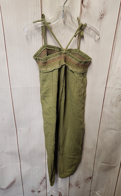 Old Navy Girl's Size 4 Olive Green Jumpsuit