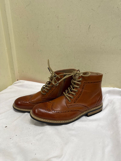 Bruno Marc Men's Size 7 1/2 Brown Shoes