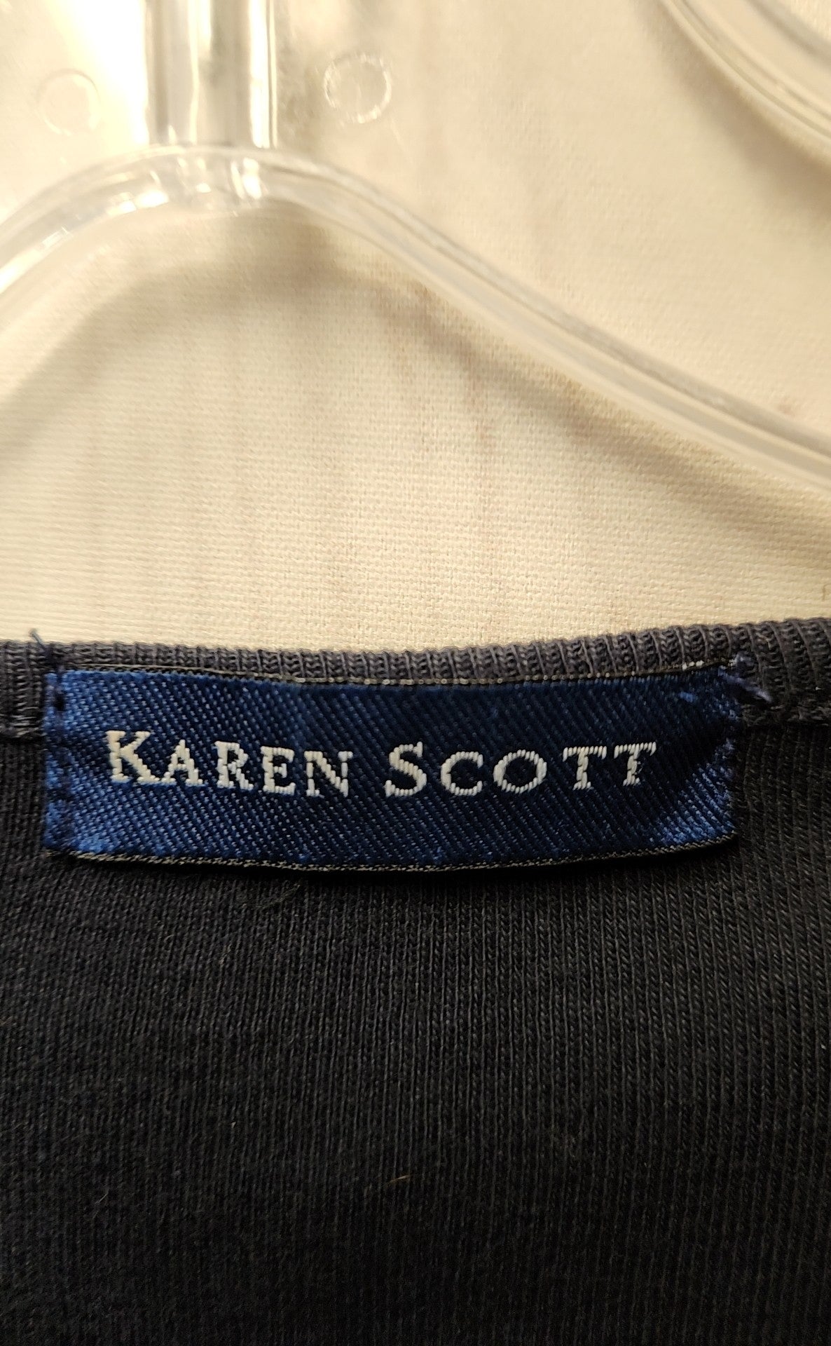Karen Scott Women's Size S Beige Cardigan