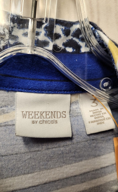 Chico's Women's Size XL Blue Jacket