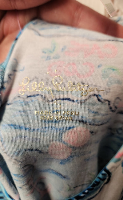 Lilly Pulitzer Women's Size S Blue Dress
