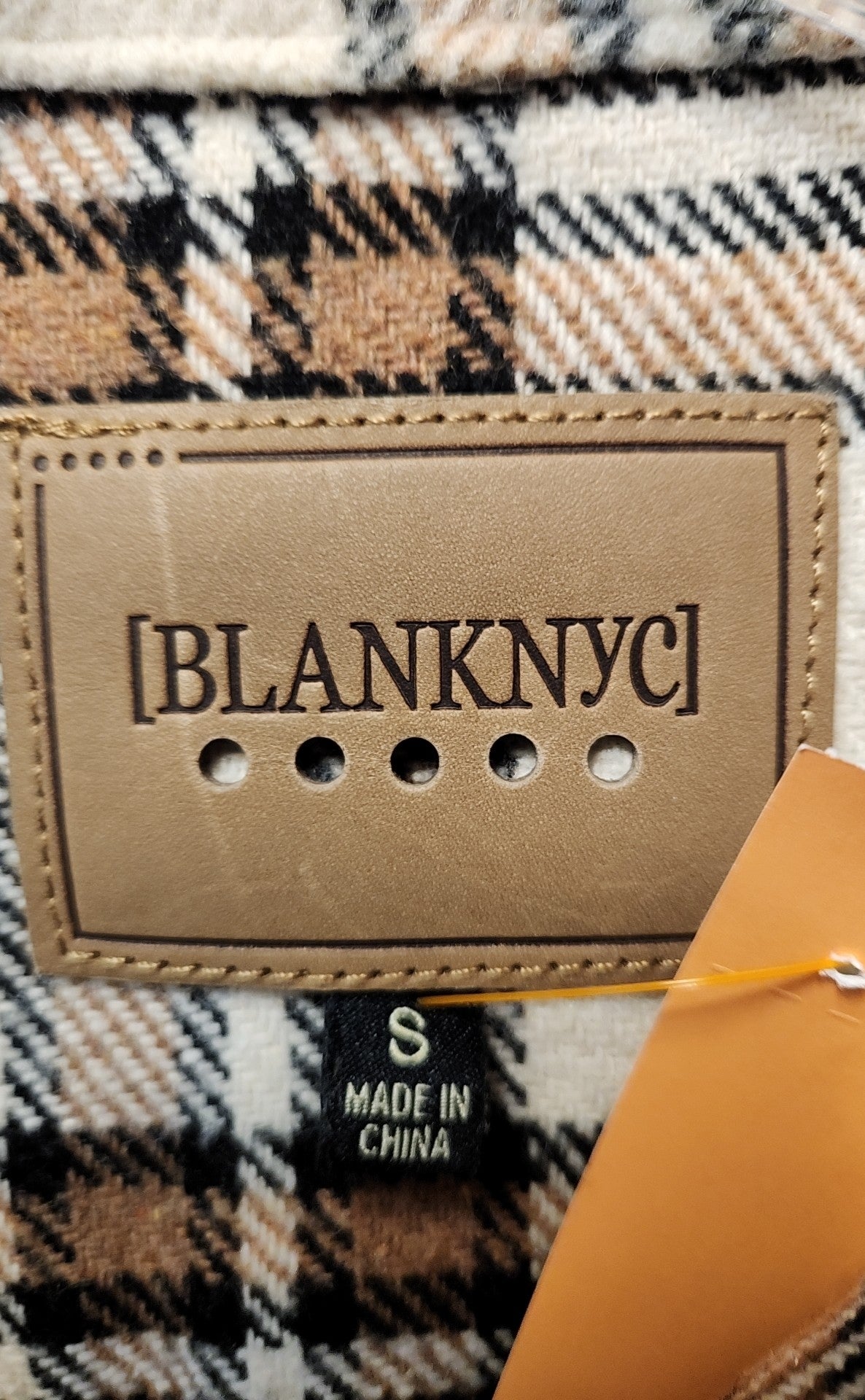 Blank NYC Women's Size S Beige Jacket